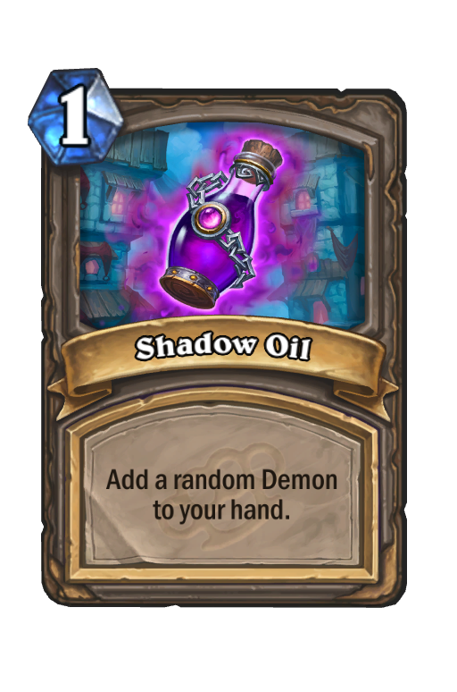 Shadow Oil Hearthstone kártya