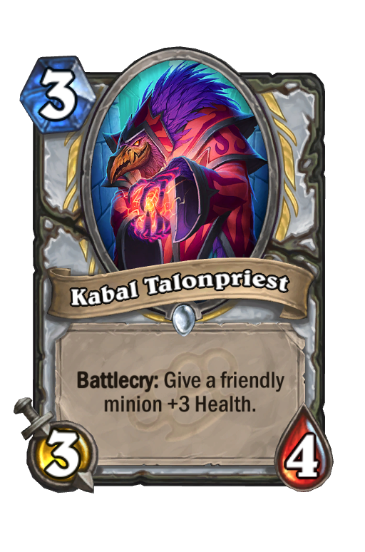 Kabal Talonpriest Hearthstone kártya