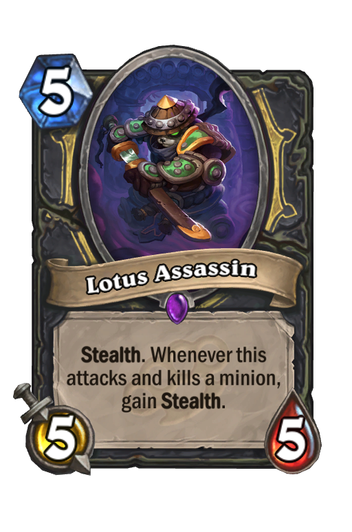 Lotus Assassin Hearthstone kártya