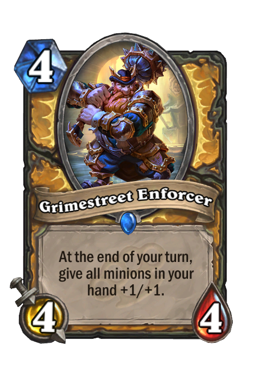 Grimestreet Enforcer Hearthstone kártya