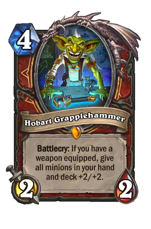 Hobart Grapplehammer Hearthstone kártya