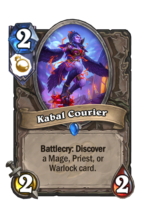 Kabal Courier Hearthstone kártya