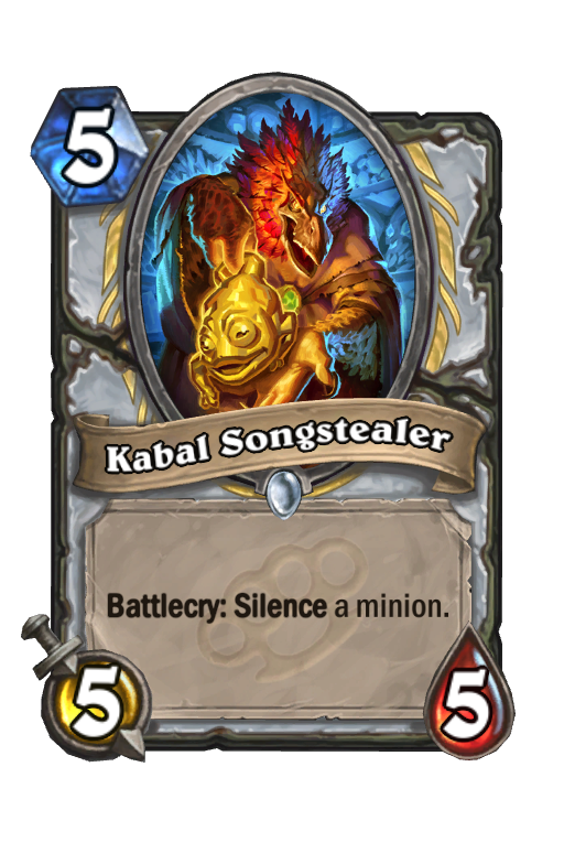 Kabal Songstealer Hearthstone kártya
