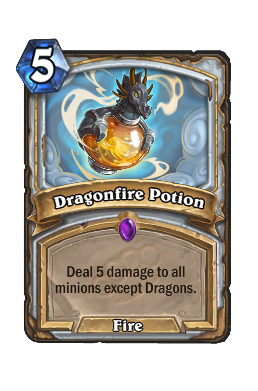 Dragonfire Potion Hearthstone kártya