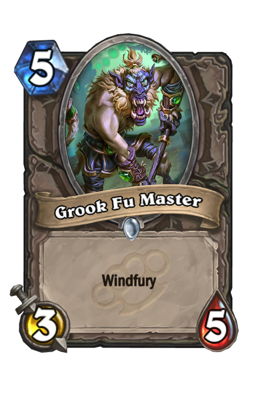 Grook Fu Master Hearthstone kártya