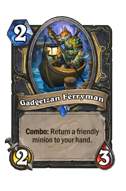 Gadgetzan Ferryman Hearthstone kártya