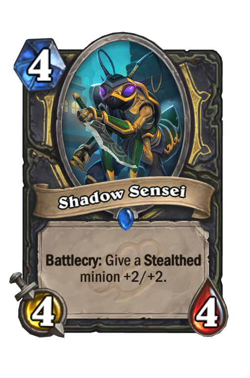 Shadow Sensei Hearthstone kártya