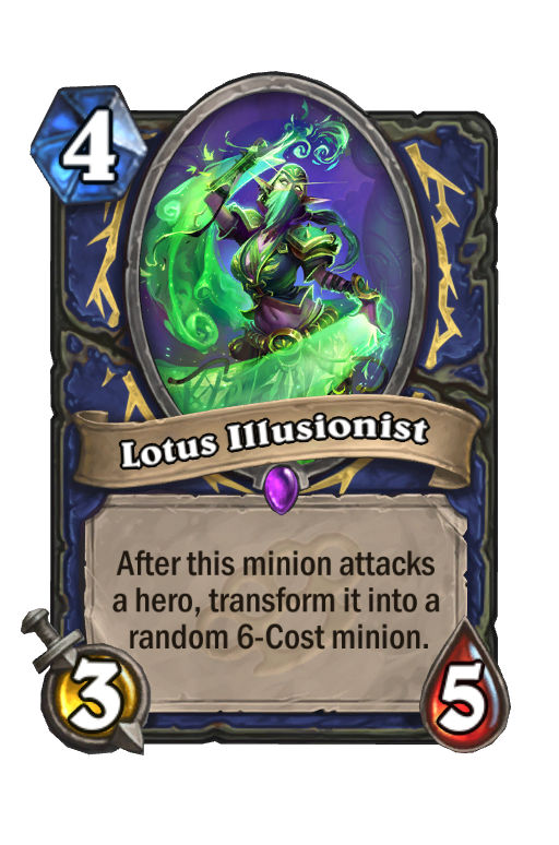Lotus Illusionist Hearthstone kártya