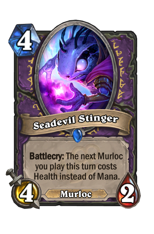 Seadevil Stinger Hearthstone kártya