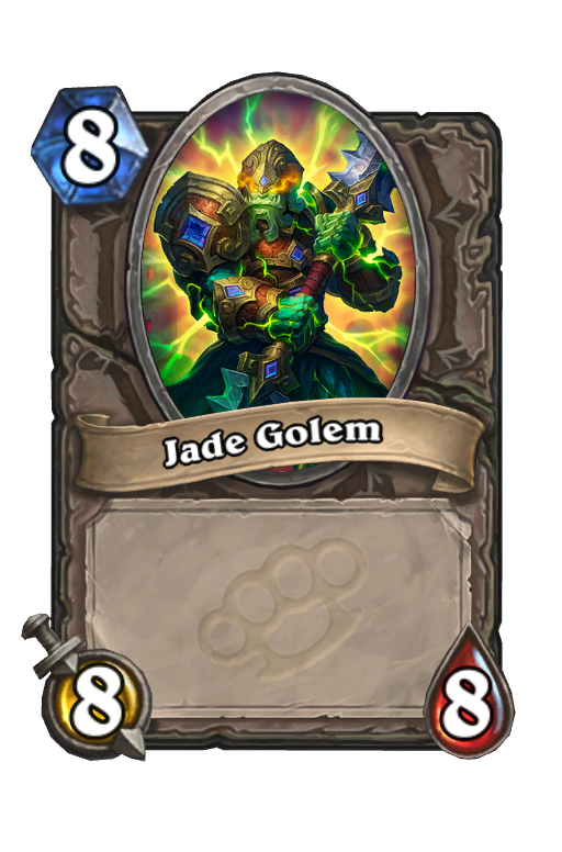 Jade Golem Hearthstone kártya