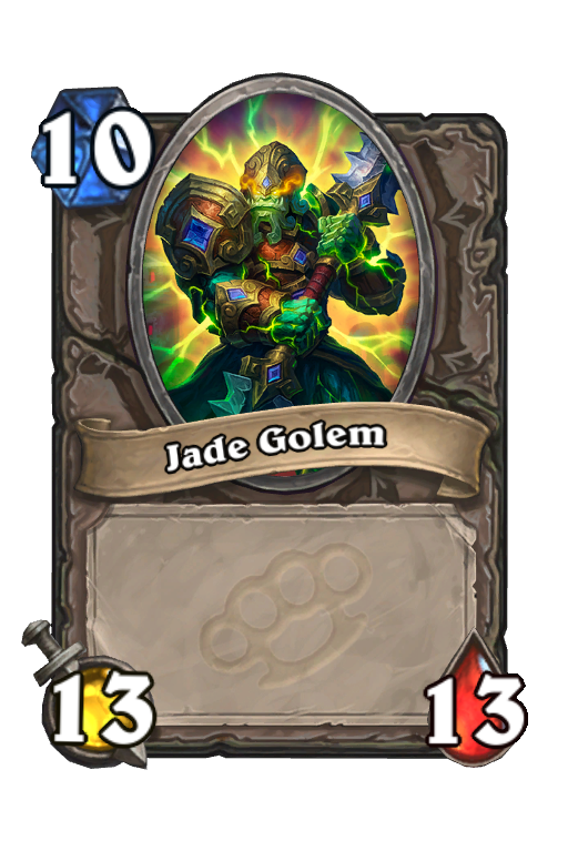 Jade Golem Hearthstone kártya