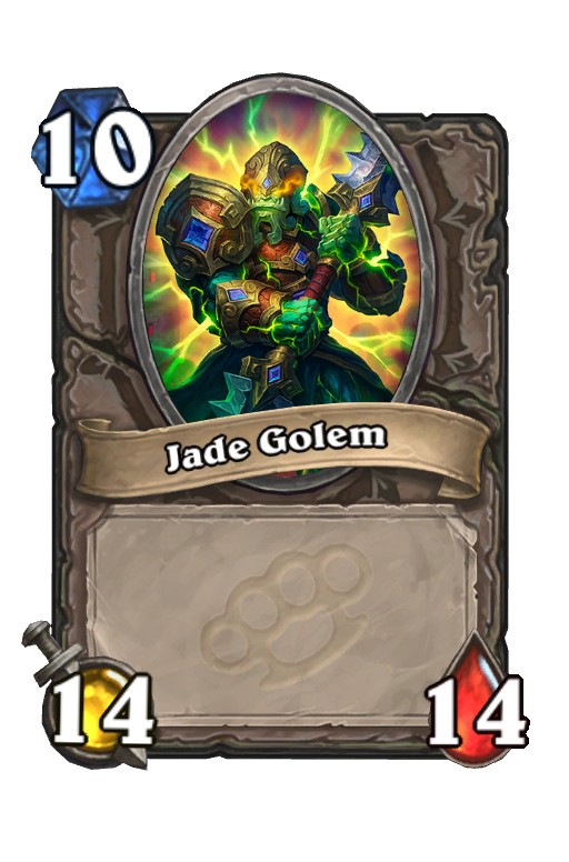 Jade Golem Hearthstone kártya