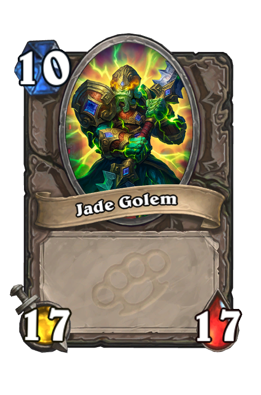 Jade Golem Hearthstone kártya