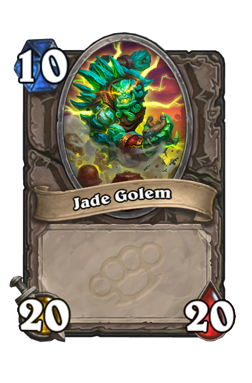 Jade Golem Hearthstone kártya