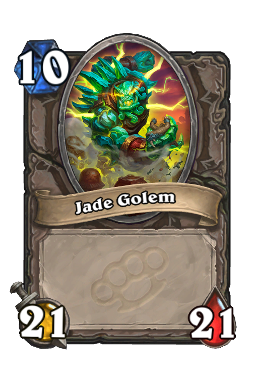 Jade Golem Hearthstone kártya