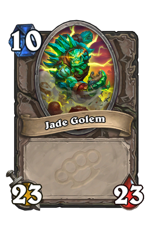 Jade Golem Hearthstone kártya