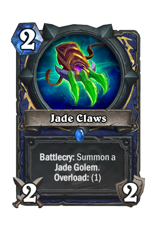 Jade Claws Hearthstone kártya