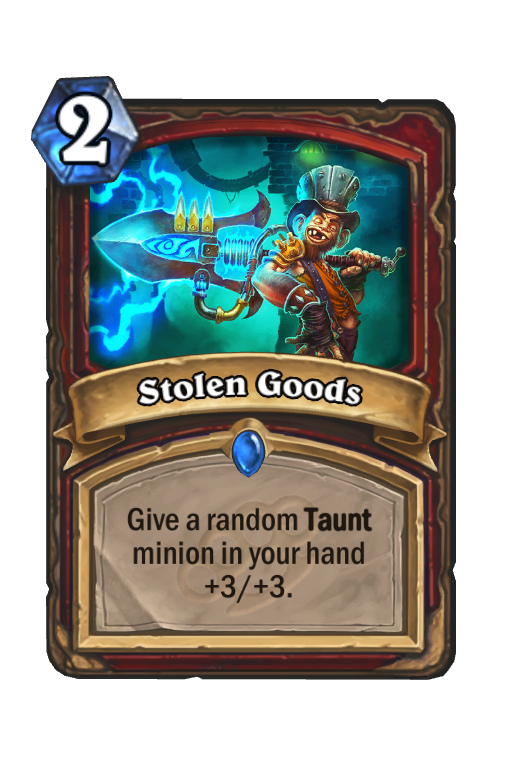 Stolen Goods Hearthstone kártya