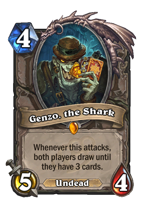 Genzo, the Shark Hearthstone kártya