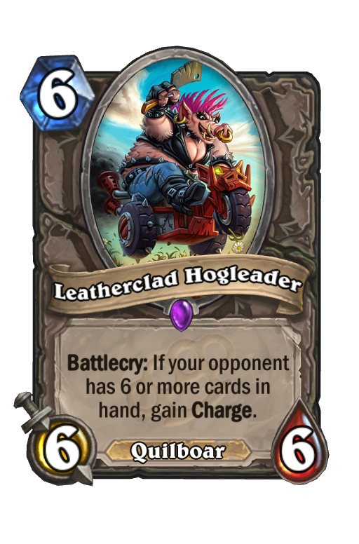 Leatherclad Hogleader Hearthstone kártya
