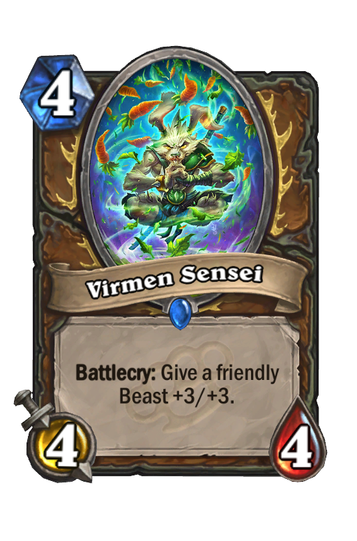 Virmen Sensei Hearthstone kártya