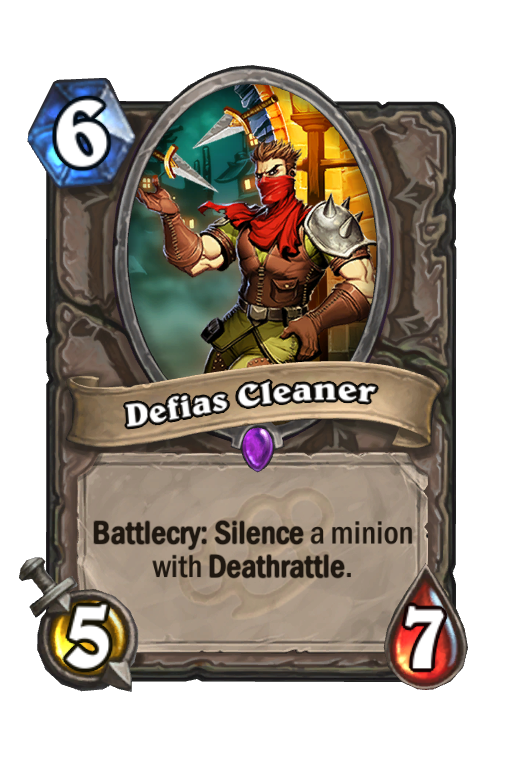 Defias Cleaner Hearthstone kártya