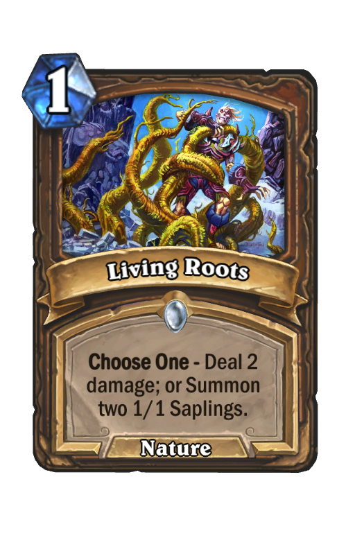 Living Roots Hearthstone kártya