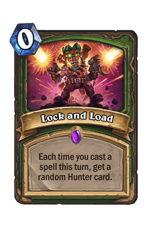 Lock and Load Hearthstone kártya