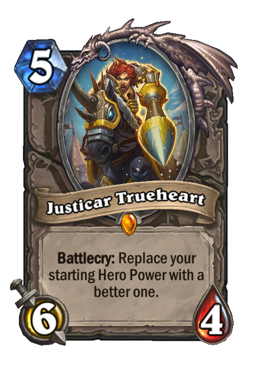 Justicar Trueheart Hearthstone kártya
