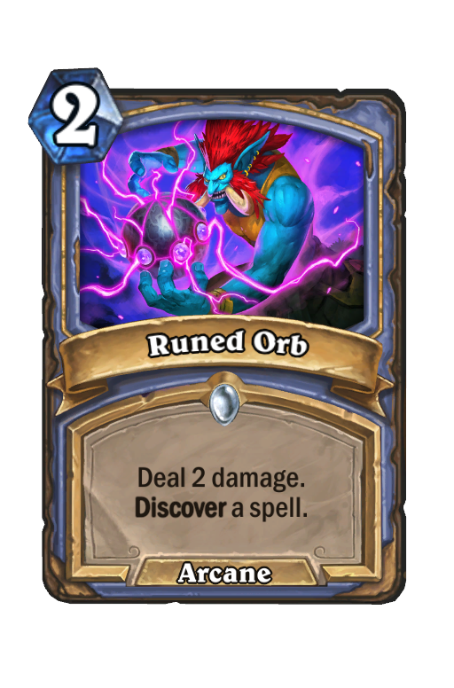 Runed Orb Hearthstone kártya