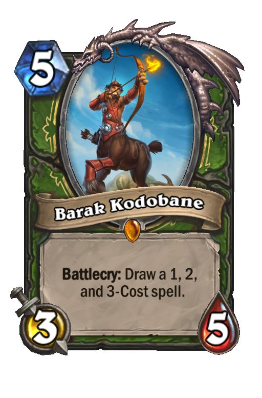 Barak Kodobane Hearthstone kártya