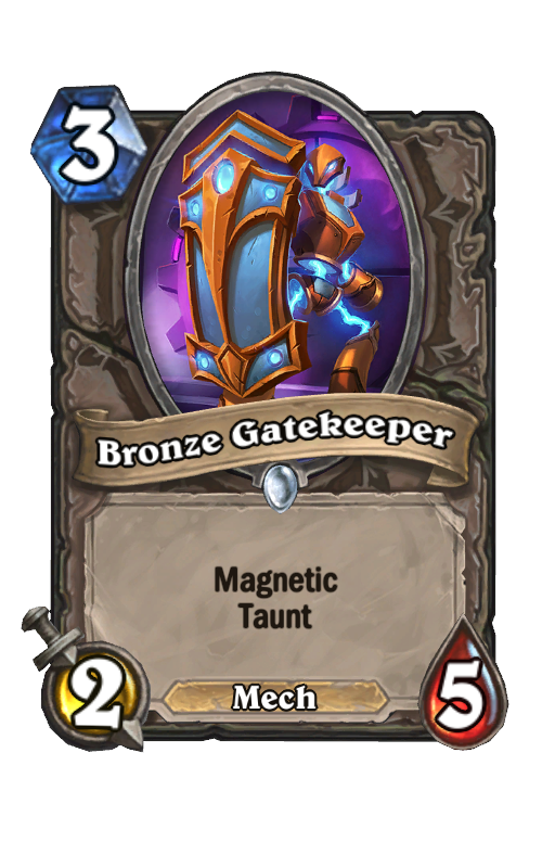 Bronze Gatekeeper Hearthstone kártya