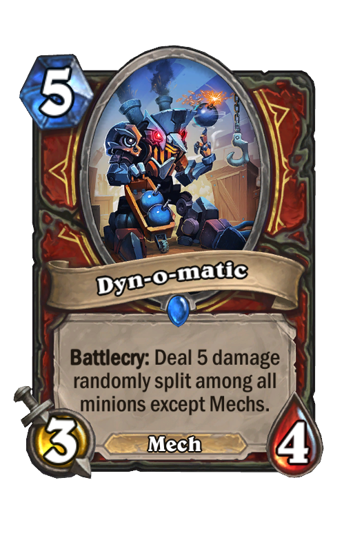 Dyn-o-matic Hearthstone kártya