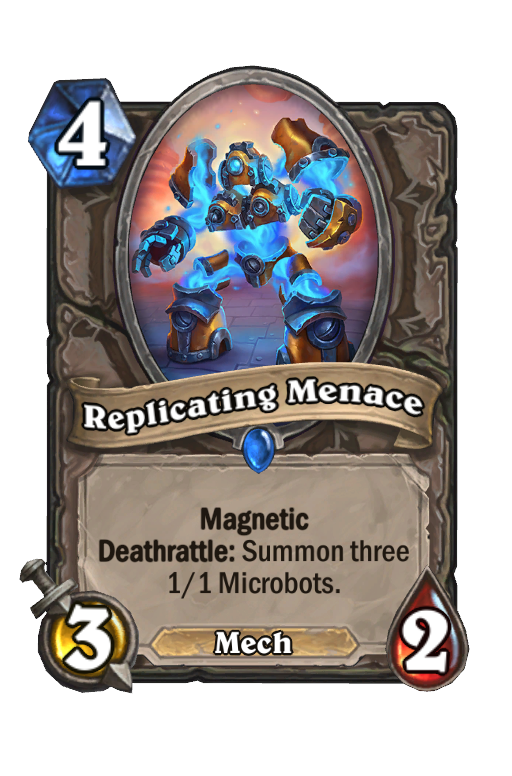 Replicating Menace Hearthstone kártya