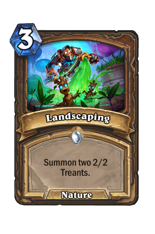 Landscaping Hearthstone kártya