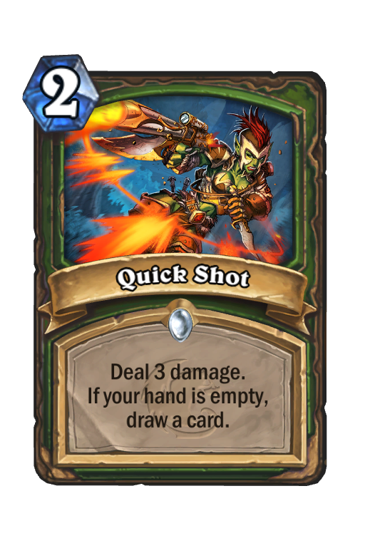 Quick Shot Hearthstone kártya