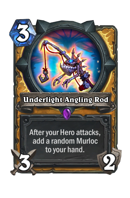 Underlight Angling Rod Hearthstone kártya