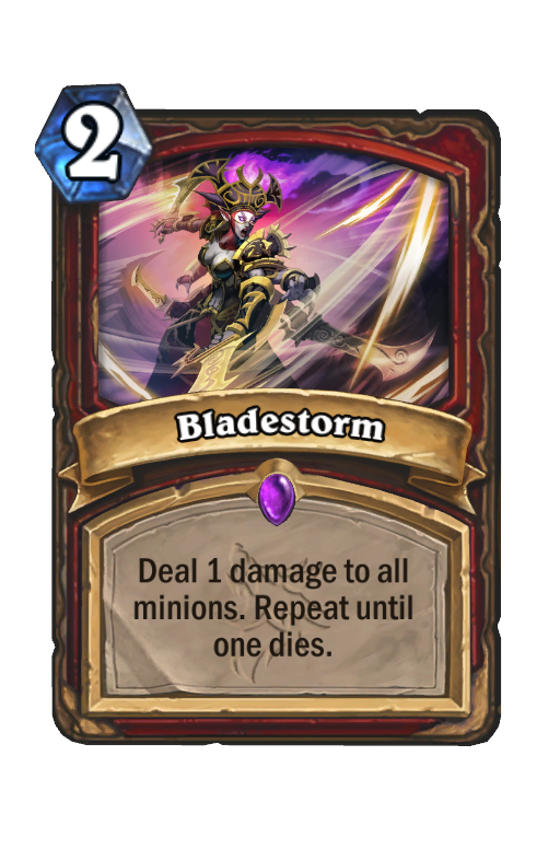 Bladestorm Hearthstone kártya