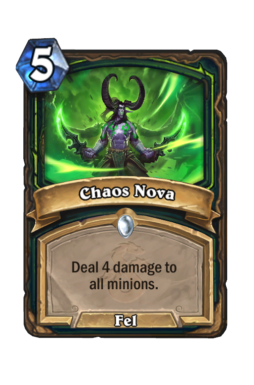 Chaos Nova Hearthstone kártya