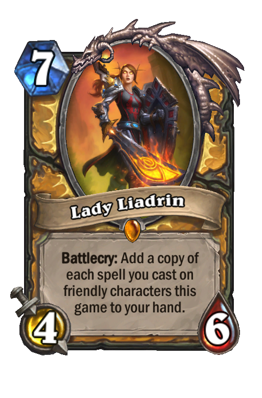 Lady Liadrin Hearthstone kártya