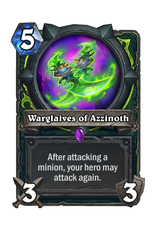 Warglaives of Azzinoth Hearthstone kártya