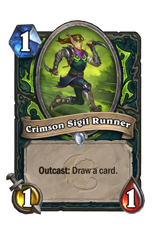 Crimson Sigil Runner Hearthstone kártya