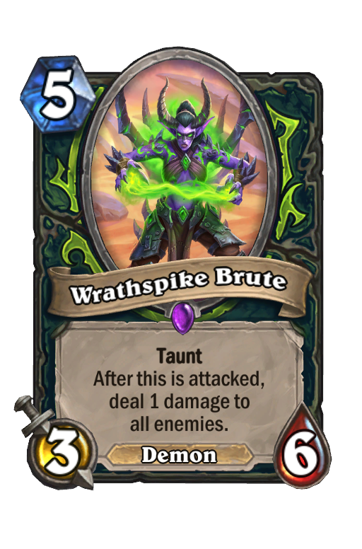 Wrathspike Brute Hearthstone kártya
