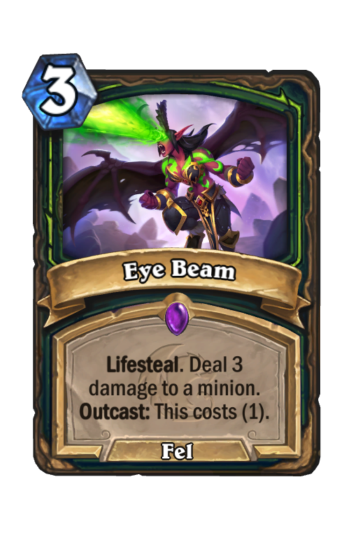 Eye Beam Hearthstone kártya