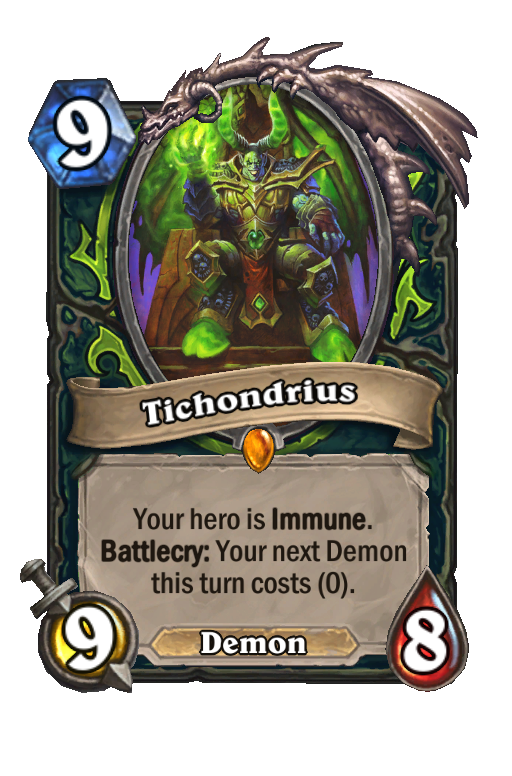 Tichondrius Hearthstone kártya