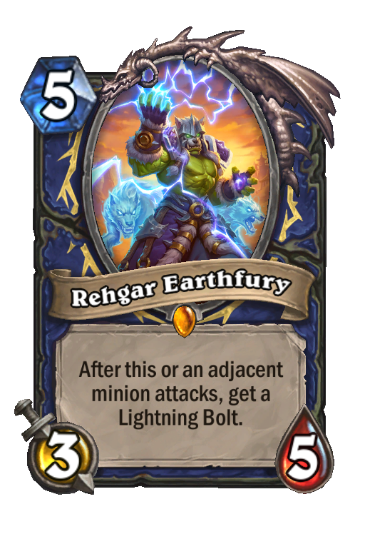 Rehgar Earthfury Hearthstone kártya