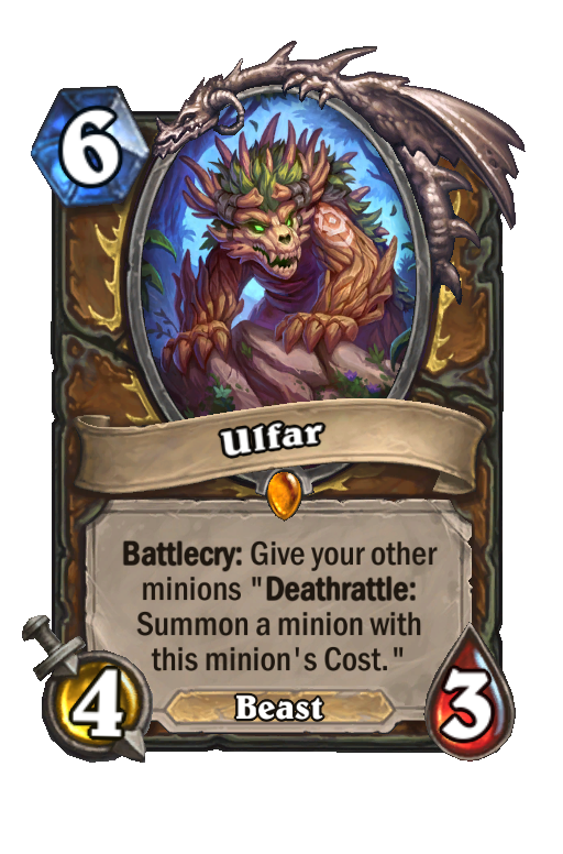 Ulfar Hearthstone kártya