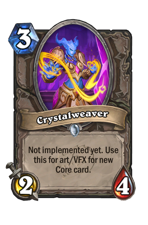 Crystalweaver Hearthstone kártya