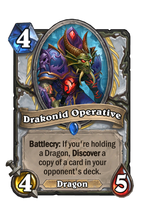 Drakonid Operative Hearthstone kártya