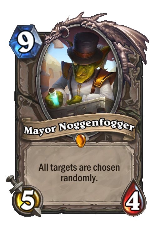Mayor Noggenfogger Hearthstone kártya